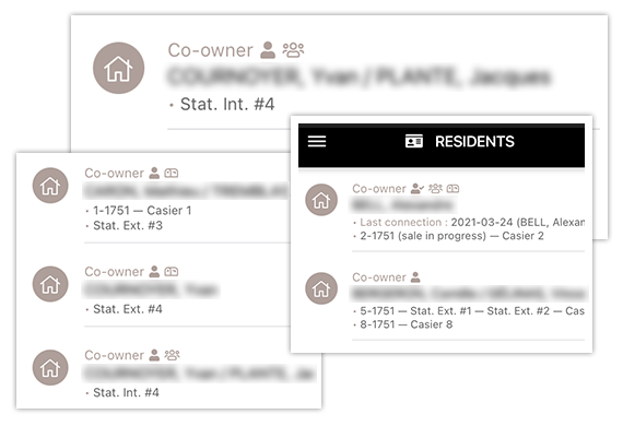 Resident registry