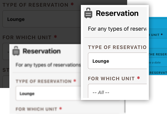 Reservations