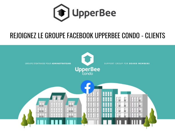 Groupe Facebook UpperBee Condo