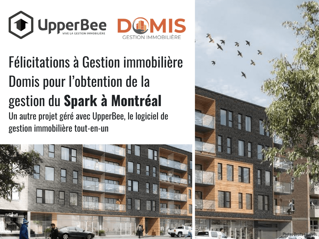 UpperBee et Gestion immobilière Domis
