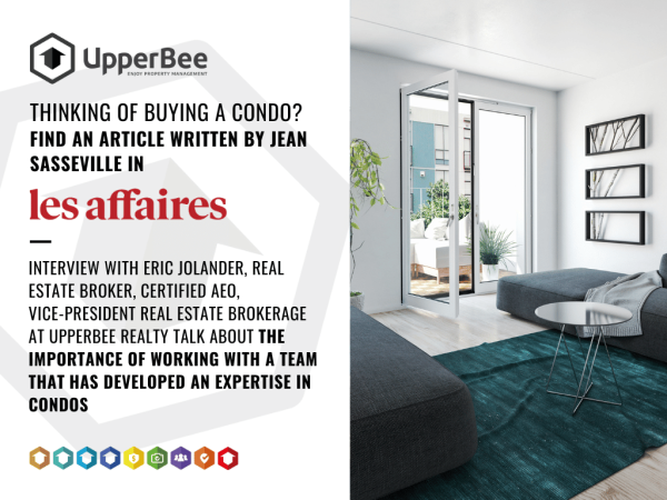 THINKING OF BUYING A CONDO? FIND AN article WRITTEN BY JEAN SASSEVILLE IN LES AFFAIRES