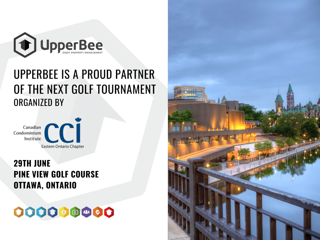 UpperBee is a proud partner of the next golf tournament organized by the Canadian Condominium Institute Eastern Ontario