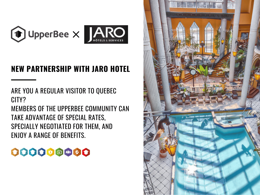 Partnership between UpperBee and Jaro hotel!