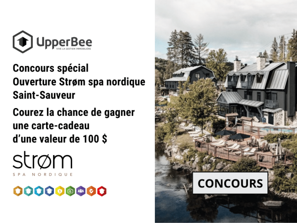 Concours spécial UpperBee Strøm spa